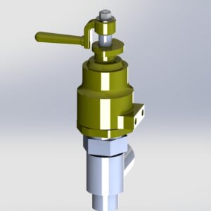 Führerbremsventil mit Bedienhebel 27mm