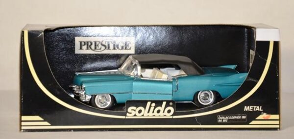 Solido Cadillac Eldorado Bj 1955 Nr. 8012 / Cabriole grün mettalic Dach: schwarz / Innen: weiss